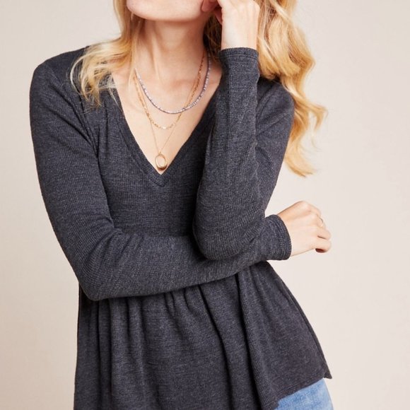 Anthropologie Peplum Tee - Picture 1 of 2